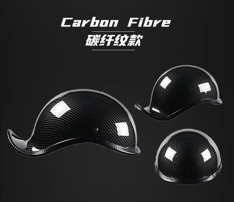 Retro Motorcycle Half Helmet Fashion Bailer for Scooter Safety Helm Spring Summer Capacetes De Moto