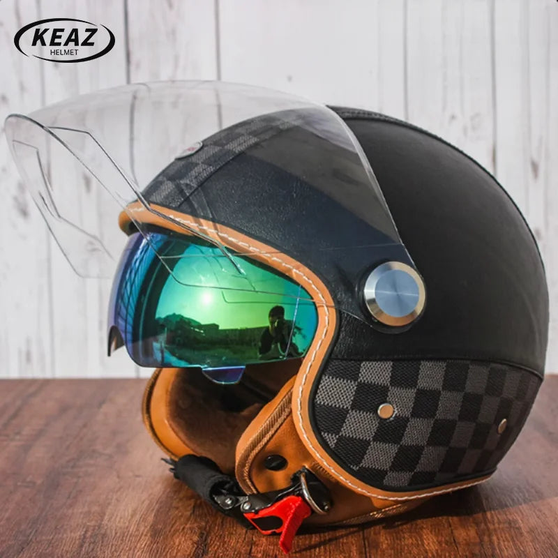 Japan Imported The New DOT Standard Certified Electric Motorcycle Helmet Female Winter Warm Male High Quality and Safety