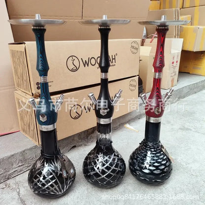 Mr Wood Hookah Shisha Set Wooden Material Hookah Arabian 1 Single-tube Premium Hookah
