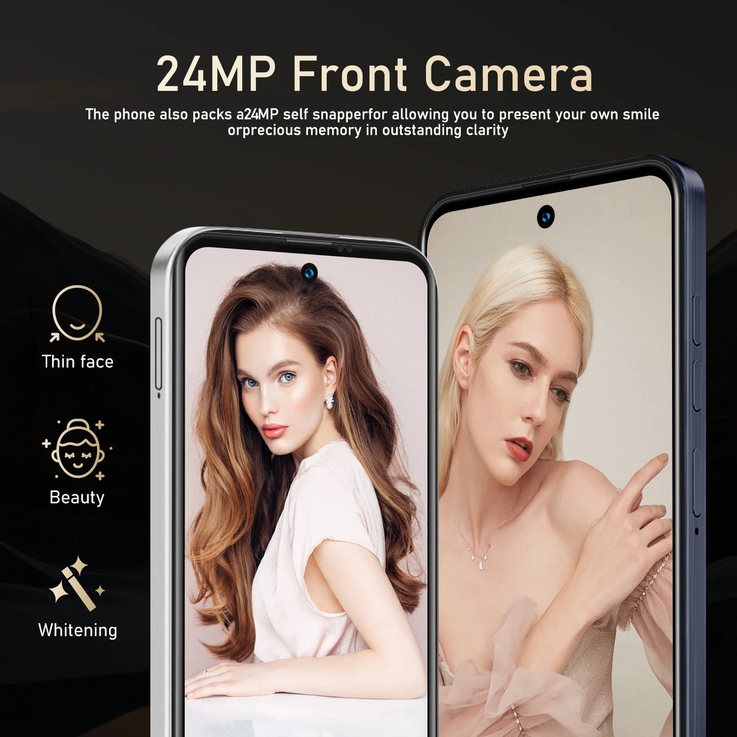 FUFFI Global Vision I16 Pro Smartphone 5G Android 5300mAH 12GB RAM 512G ROM 6.56Inch 1080x2640HD 24+48MP 4G Network Mobile Phone