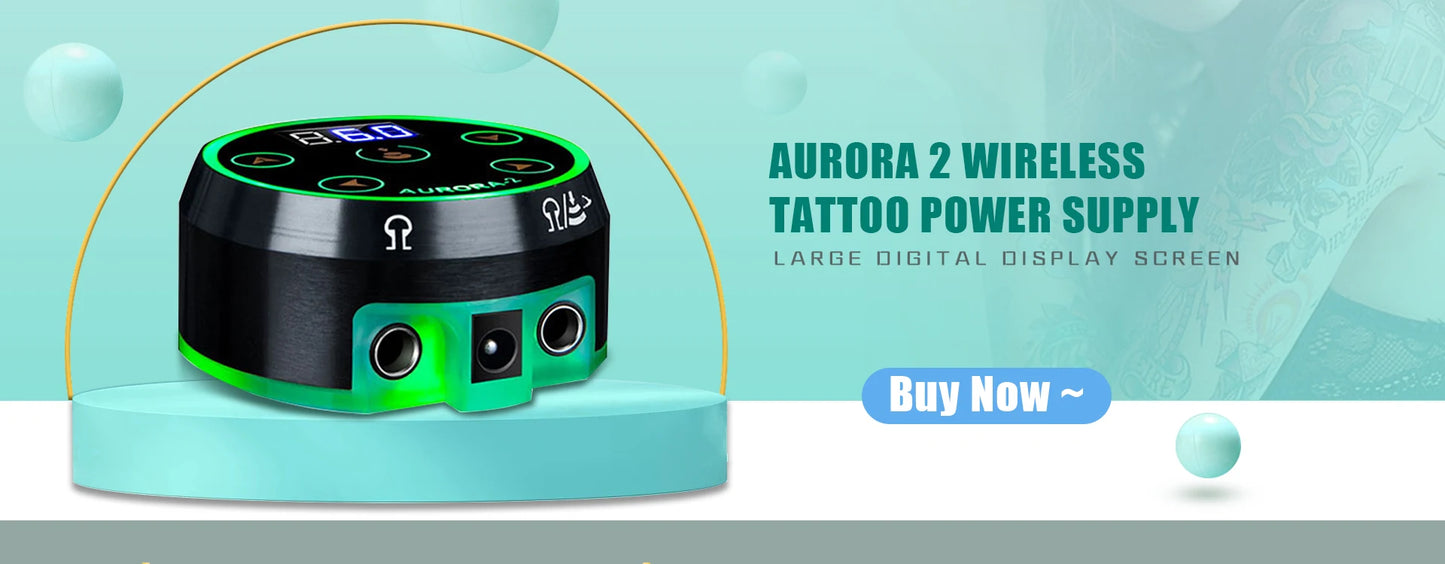 Large Color Screen Digital Display YILONG Wireless Tattoo Pen New Permanent Makeup Tattoo Machine with 1500MAH Power Tattoo Gun