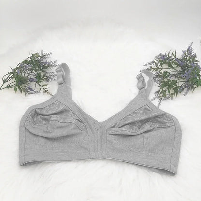 TOP Push Up Bra Plus Size Bras for Women Full Coverage D E F Cup Seamless Underwear Cotton Bh 115E 110E 105E 100E 95E 90E85E C02