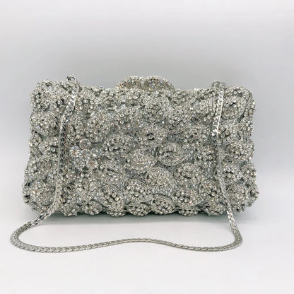 Diamond Dinner Hollow Rhinestone Banquet Clutch Bag Handtassen Dames Bolsos De Fiesta Para Mujer Boda Women's Rhinestone Handbag