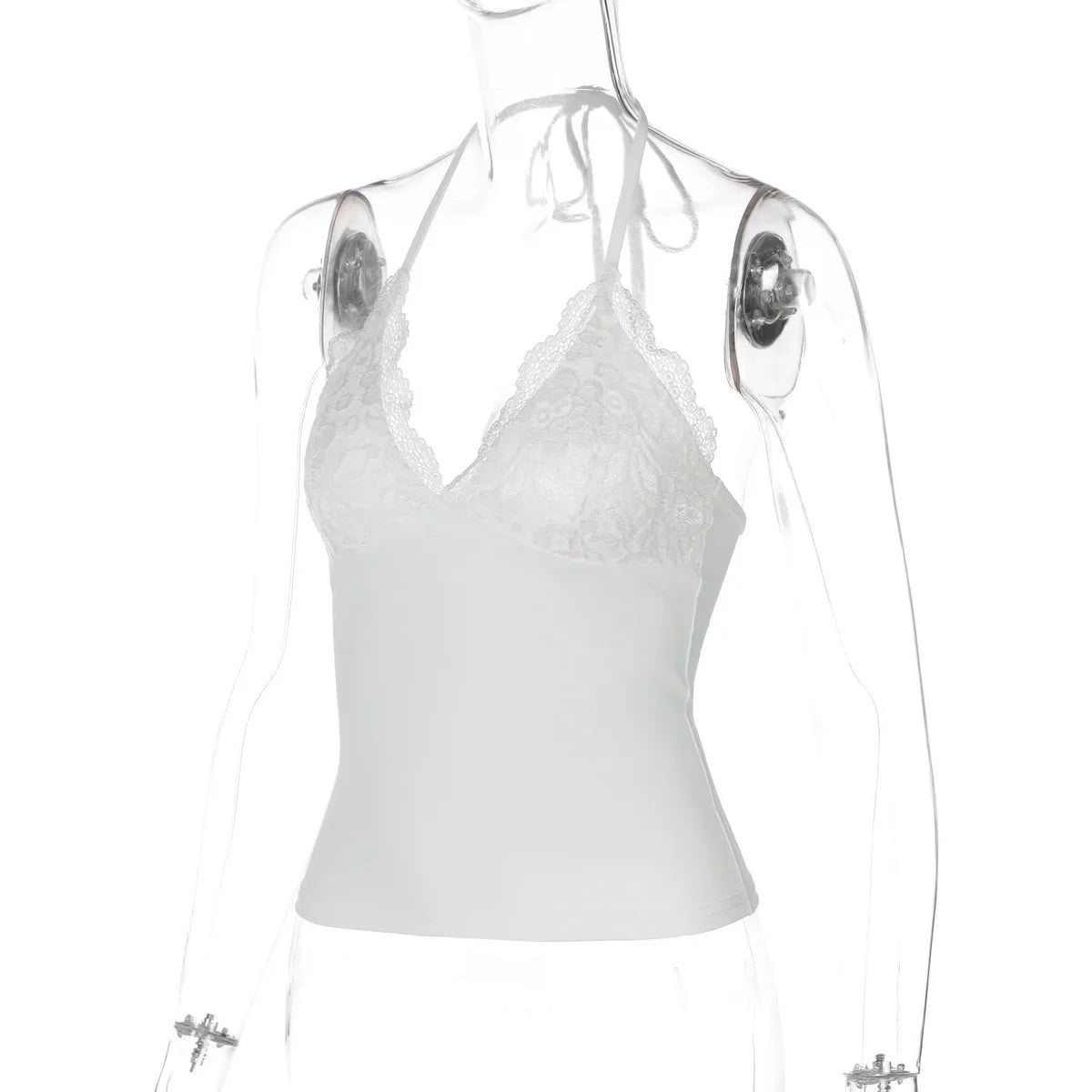 2025 New Fashion Tank Top Sexy Lace Backless Women Tops Strap Tank Top Sexy Women Clothing m