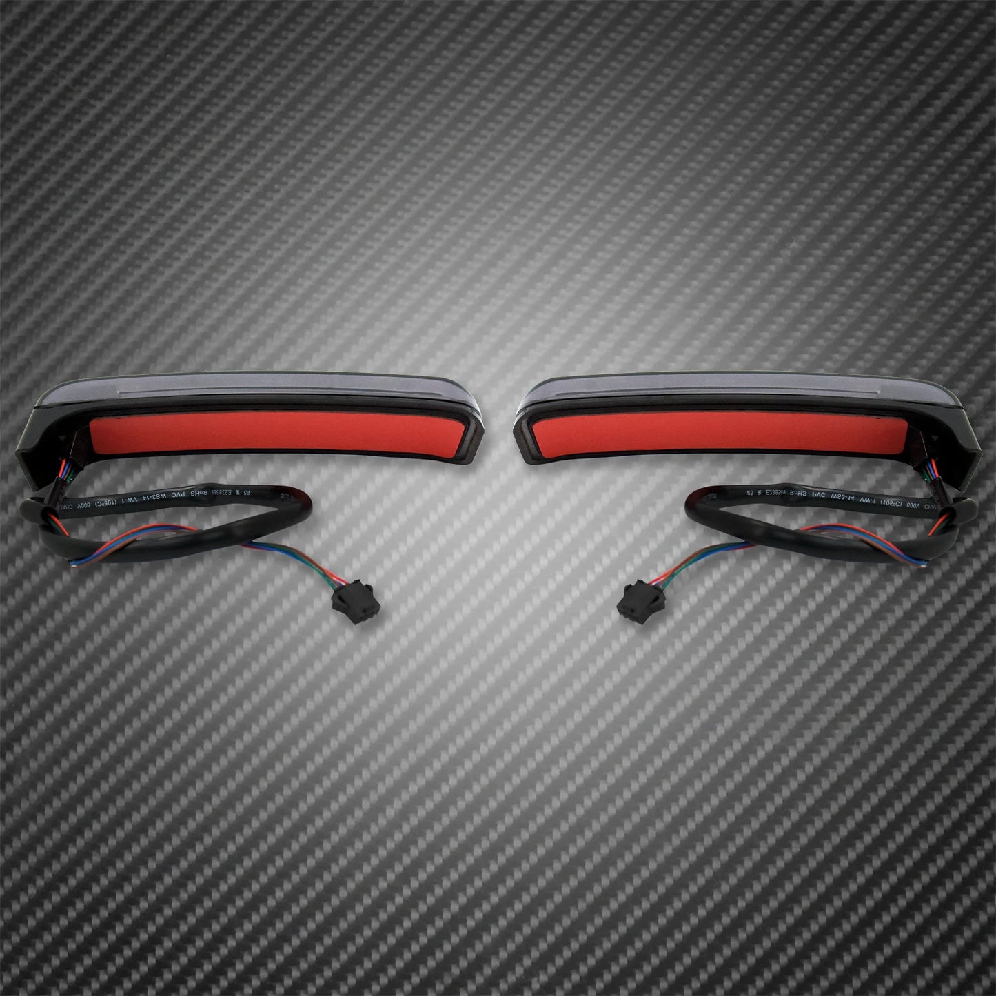 2xMotorcycle LED SaddleBag Turn Lamp Light Run Brake Light For Harley Touring Street Glide Road King FLHR Limited CVO 2014-2022