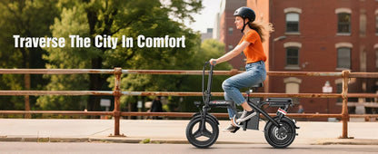 Electric Bike for Adults Teens, 1200W Peak Motor, 25MPH Folding E-Bike, 480/720Wh Battery, 40 Miles Range, Advanced 6 Shock