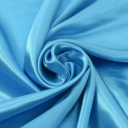 60x60cm Solid Colors Neckerchief Scarf For Women Silk Satin Headband Hair Scarves Female Square Shawls Head Scarfs