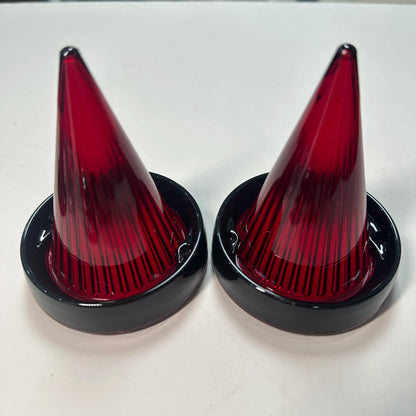 Pair Motorcycle Indicator Lens Cover Turn Signal Light Cap For Harley Touring Road Glide Road King Electra Tour Glide 1986-2021