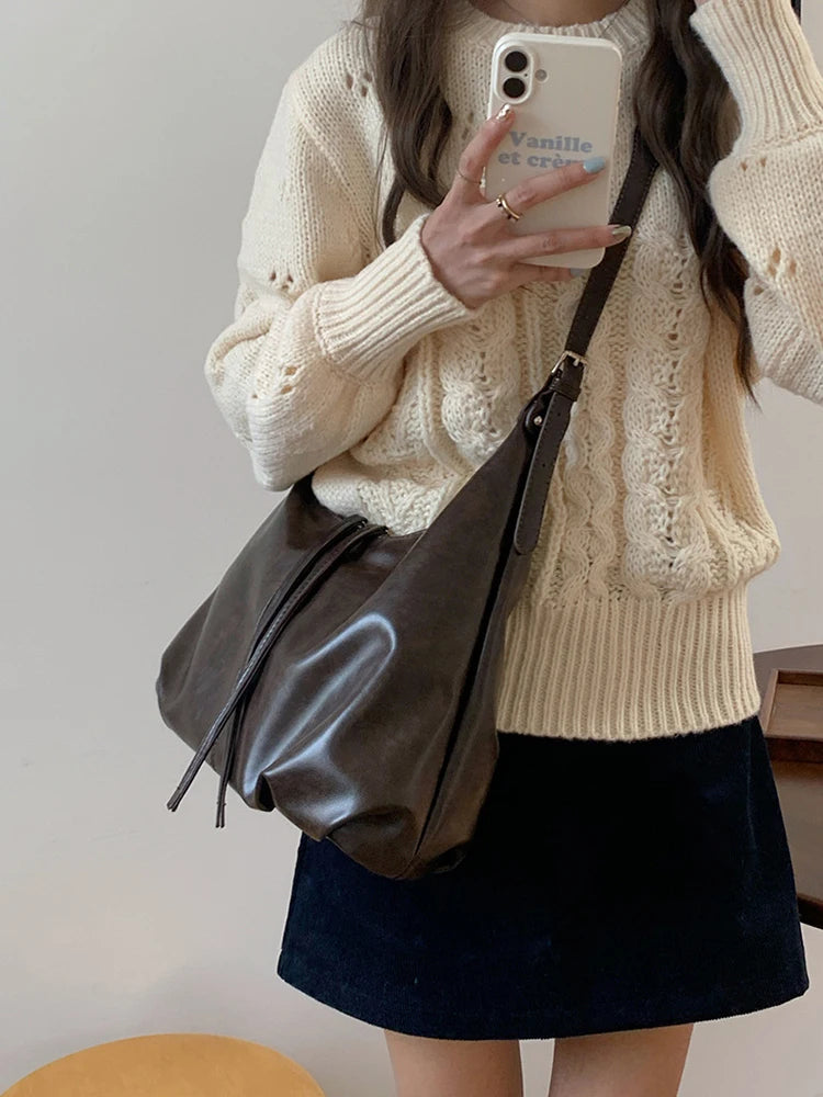2025 New Retro Underarm Bag Fashion Leisure Large Capacity Shoulder Bag Women's Daily Commuter Bag Crossbody Bag Women's Bag