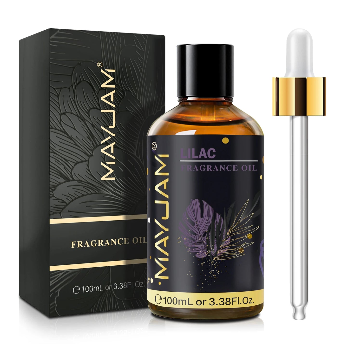 MAYJAM 100ml Fragrance Oil White Santal Amber Chocolate Moroccan Rose Aromatic Essential Oil for Humidifier Diffuser Gift Box