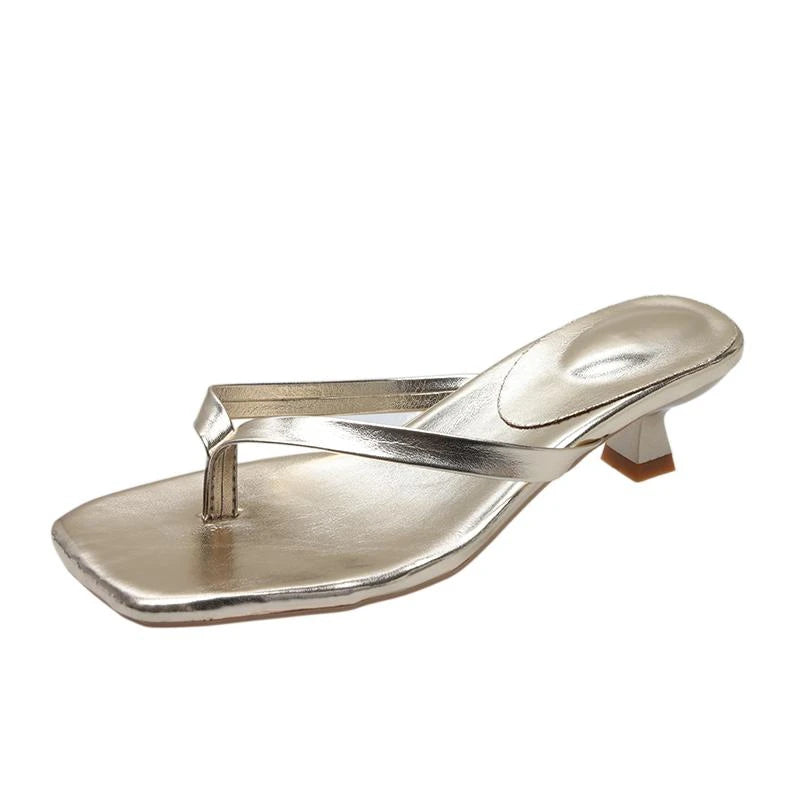 Female Summer Sexy Heels Sandals Slides Ladies Shoes Fashion Women Pumps Flip Flops Luxury High Heels Slippers Shoes