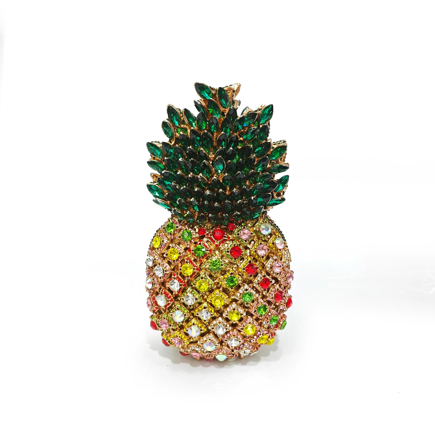 Blue Stone Pineapple Bag Diamond White Party Dinner Clutches Crystal Women Prom Formal Handbags For Lady Rhinestone Purses Bags