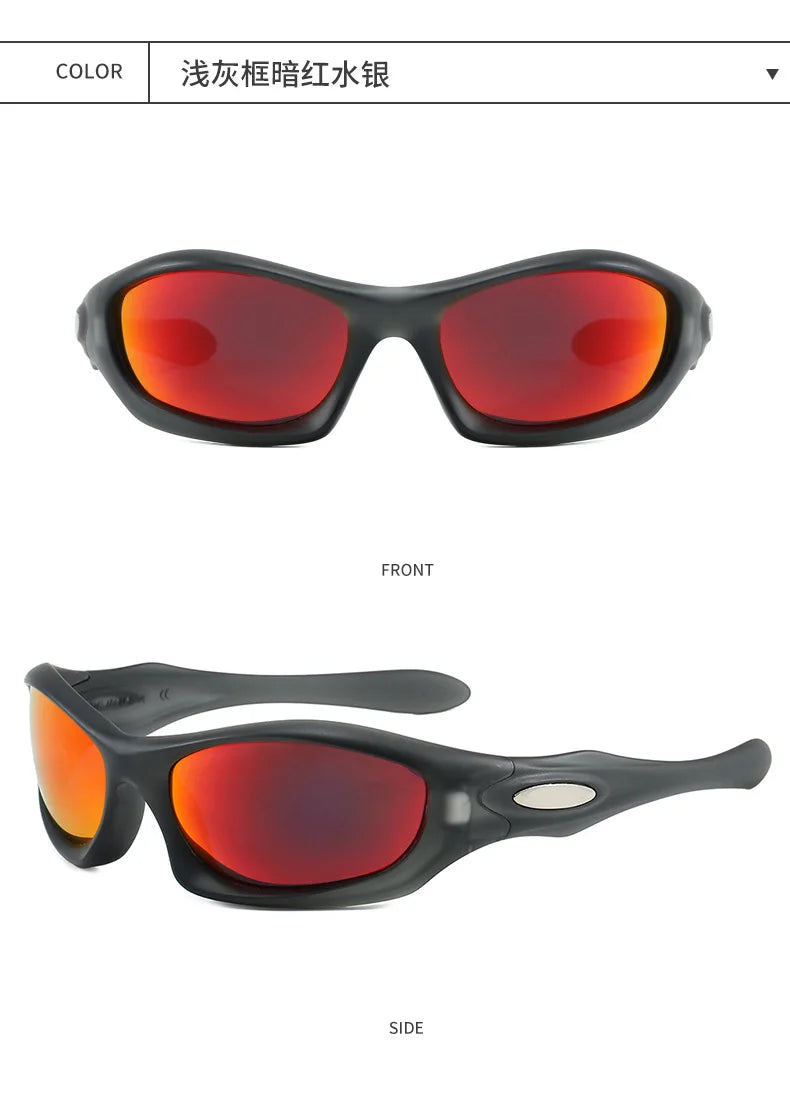 Retro Oval Round Frame Sunglasses 2026 New Outdoor Cycling Driving Sun Glasses Vintage Style UV400 Protection Unisex