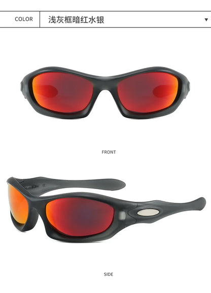 Retro Oval Round Frame Sunglasses 2026 New Outdoor Cycling Driving Sun Glasses Vintage Style UV400 Protection Unisex