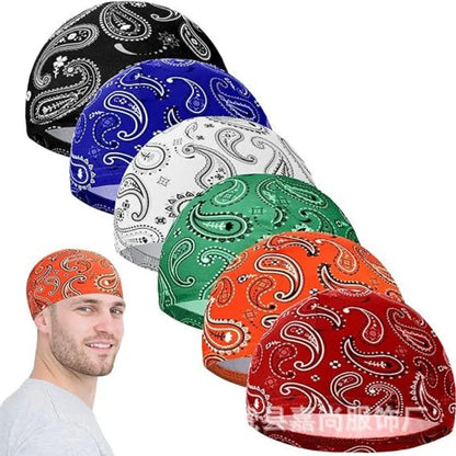 Cycling Hat Summer Breathable Sweat Absorbing Quick Drying Sports Hat Bicycle Motorcycle Safety Helmet Lining Cycling Cap