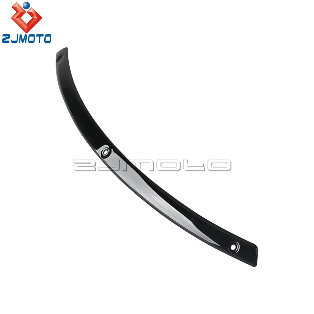 Steel Motorcycle Front Windshield Trim W/ Rubber Gasket For Harley Electra Street Tri Glide Touring Windscreen Strips 1996-2013