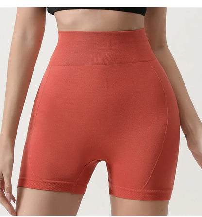 Seamless Shorts High Waisted Elastic Peach Hip Sports Yoga Pants Tight Fitting Quick Drying Fitness Pants for Women Sweatpants