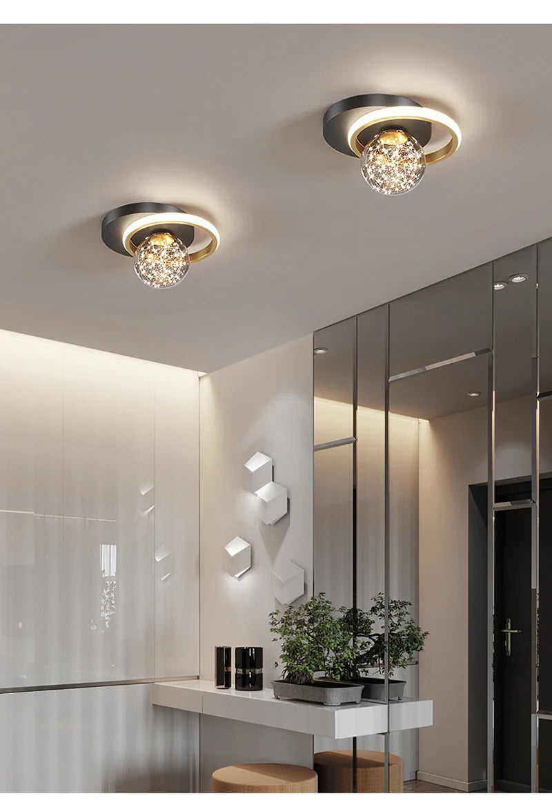 2023 New Aisle Ceiling Lamp Home Decor Living Room Dining Table Bedroom Closet Cloakroom Corridor Modern Small Ceiling Light led
