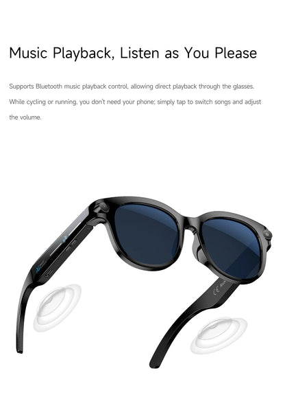 2026 New Smart Glasses Listening To Music Open Listening AI Translation AI Voice Assistant AI Image Recognition Smart Glasses