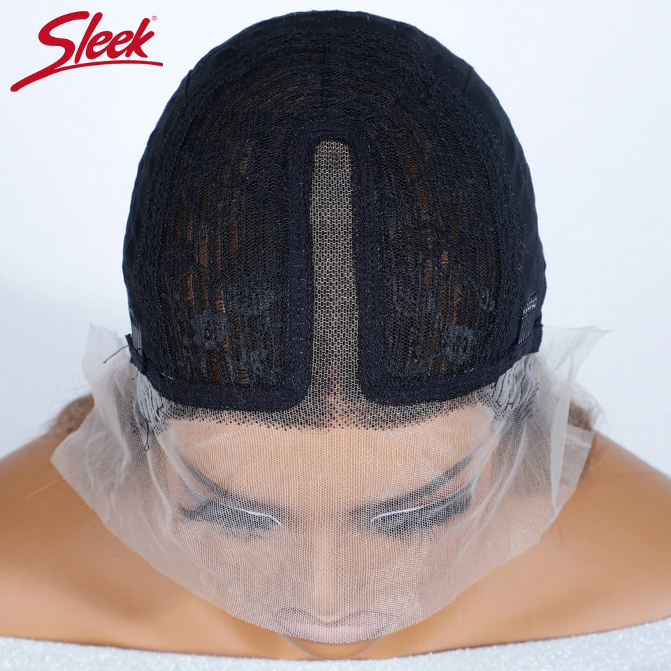 Sleek Straight Lace Front Wigs 13x6x1 Lace Part Human Hair Wig For Women Transparent Lace Highlight Blonde Big Sale Remy Hair