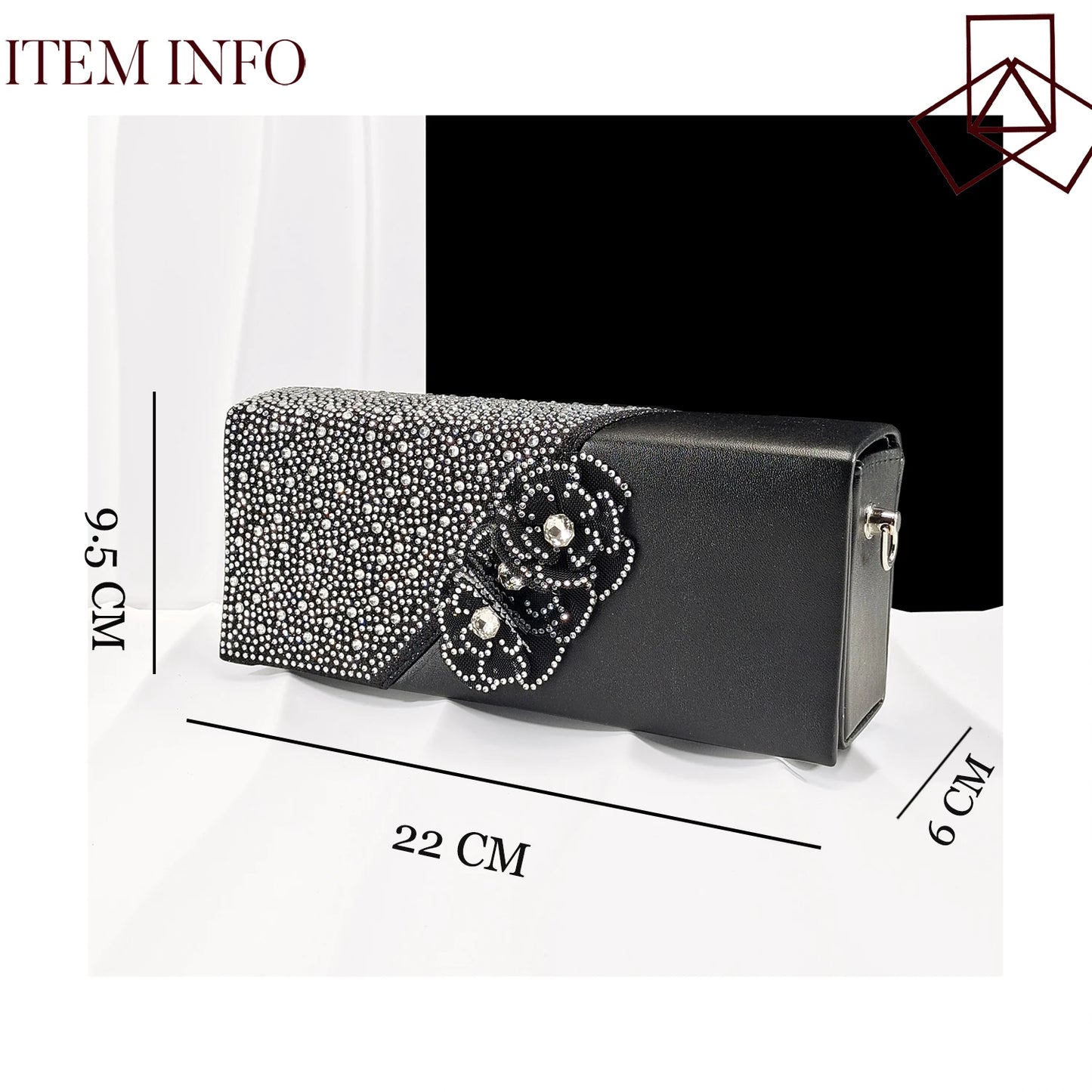 QueenaYan 2026 Elegant Silver Pointed-Toe High Heels Shoes with Diamond Accents & Matching Bag - Ideal for Party Elegance