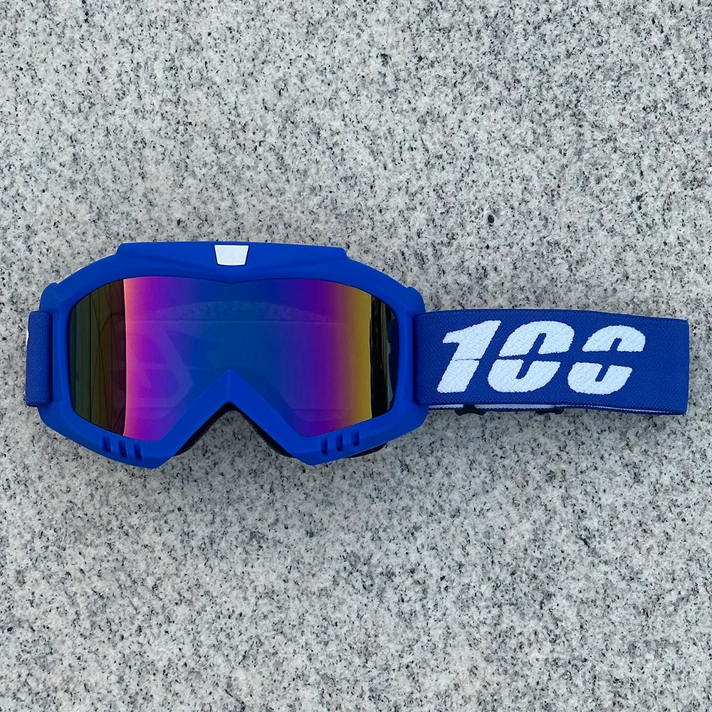 100 Motorcycle Goggles For Men Motocross Sunglasses Safety Protective MX ATV Ski Helmet Goggles vintage Driving Glasses