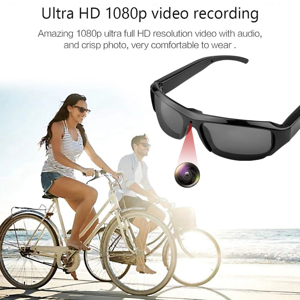 Outdoor Cycling  Glasses Camera HD 1080P Video Take Photo Video Recorder One Button Control Wearable Protable Mini Camera