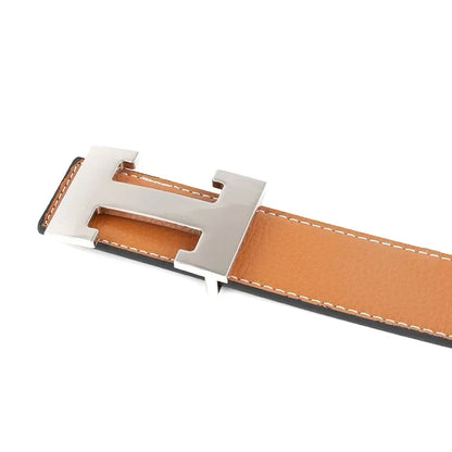Red Luxury Designer Brand Cowhide H Belt Men High Quality Women Genuine Real Leather Dress Cowhide Strap for Jeans Waistband