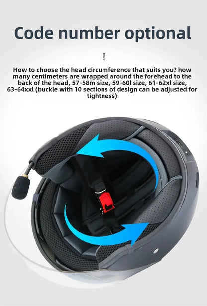 HOT DOT Approved Open Face 3/4 Motorcycle Helmet with Build-In Bluetooth Headset Earphone and Detachable Liner for honda