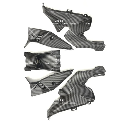 Suitable for carbon fiber Kawasaki Z900 2020-2023 motorcycle key switch cover link plate inner lining plate fairing housing