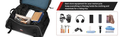 Motorcycle Travel Luggage Tour-Pack Rack Bag Soft Trunk Bag for Touring Road King Street Glide Road Glide Motorcycle Accessories