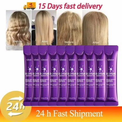 Magical Keratin Hair Mask 5 Seconds Repair Damaged Frizzy Hair Soft Smooth Shiny Nutrition Deep Moisturize Nourishing Hair Care
