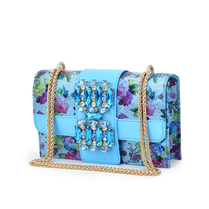 New Arrival Italian Shoes with Matching Bags for Nigeria Women Luxury Shoe and Bag Set for Party in Women Rhinestone Party Pumps
