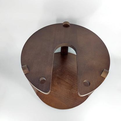 Shisha Stand Portable Wooden Hookah Table Holder Station With Wheels Rolling for Vase protection Hose Clamp Nargile Accessories