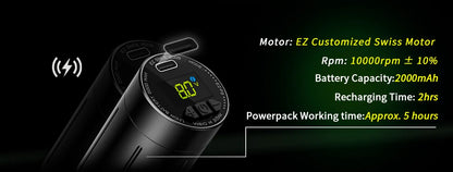 EZ P3 Wireless Tattoo Machine Pen Battery Power 2000mAH 6 Adjustable Stroke 2.5mm-4.0mm Swiss Motor Tattoo Gun Tattoo Supply