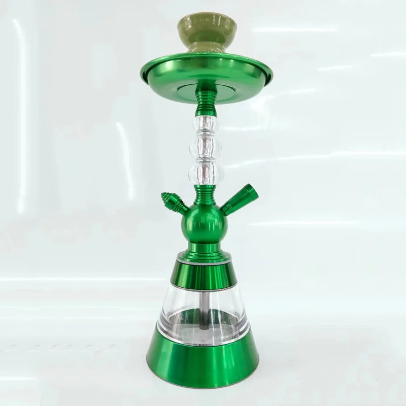 Aluminum Alloy Hookah Set Portable Small Single tube Hookah Shisha Sheesha Plastic Hose Chichas Hooka Hookaah Smoke
