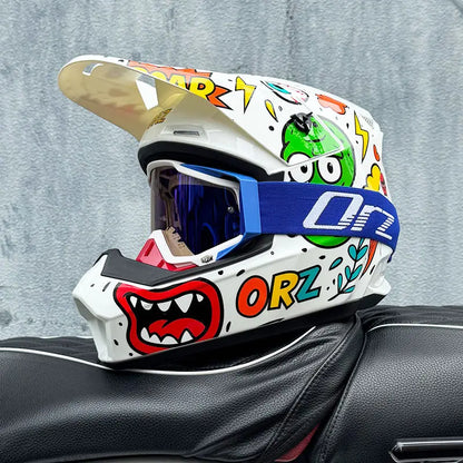 ORZ's new motorcycle off-road helmet, rally helmet, and mountain bike downhill helmet