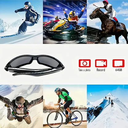Portable 1080P HD Mini Glasses With Camera Video Recorder Wearable glasses Camera Outdoor Sports DV DVR Surveillance Camcorder