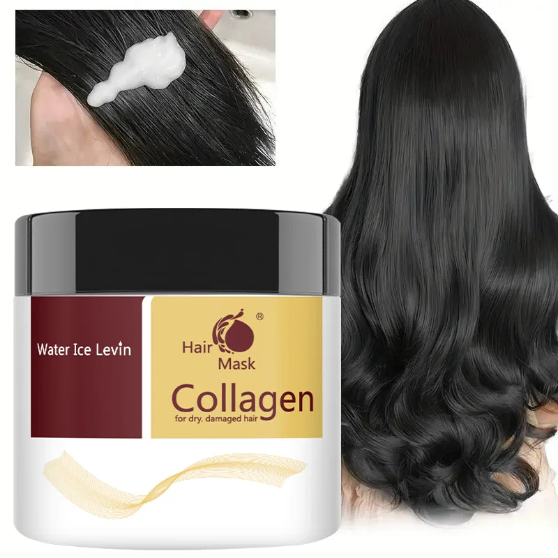 Collagen Hair Care Deep Repair Conditioning Moroccan Argan Oil Hair Mask EssenceFor Dry Damaged Hair Repair Revitalize Hair Care