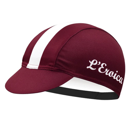 Retro Italy Men's Cycling Cap Bicycle Hat Riding Outdoor Sports Running Fishing Caps