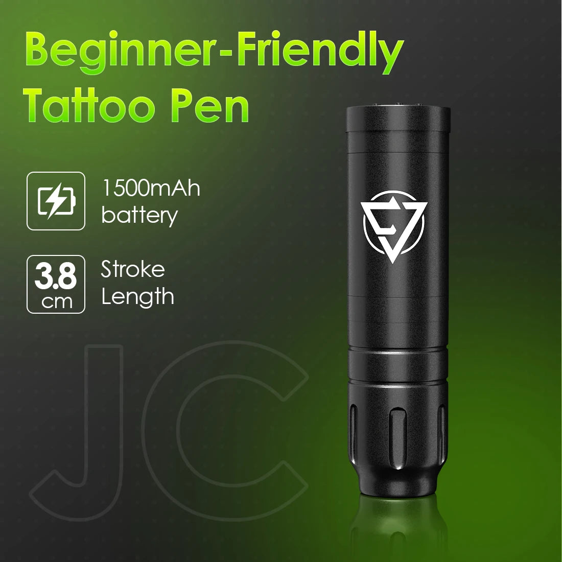 KVM Wireless Tattoo Machine Pen 1500mah Battery 6 Hours Life 3.8mm Stroke Cordless Tattoo Machine Pen Tattoo Accessories