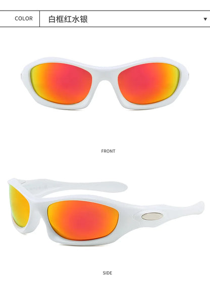 Retro Oval Round Frame Sunglasses 2026 New Outdoor Cycling Driving Sun Glasses Vintage Style UV400 Protection Unisex