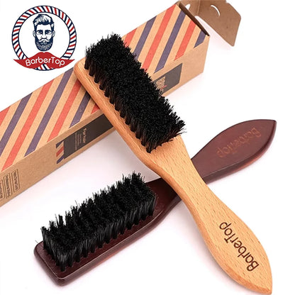 Professional Barber Duster Neck Face Brushes Hair Clean Soft Black Hairbrush Salon Cutting Hairdressing Styling Make Tools
