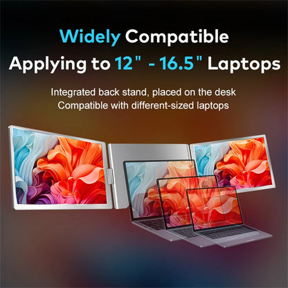 Dual Screen Extender FHD IPS Gaming Display Portable LCD Backlit Monitor High Definition for Productivity 14 to 16 inch Rospider