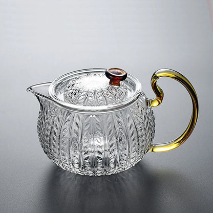 300ml 500ml High Borosilicate Heat-resistant Glass Teapot with Infuser Boiling Puer Flower Tea Pots Kung Fu Tea Set Teaware