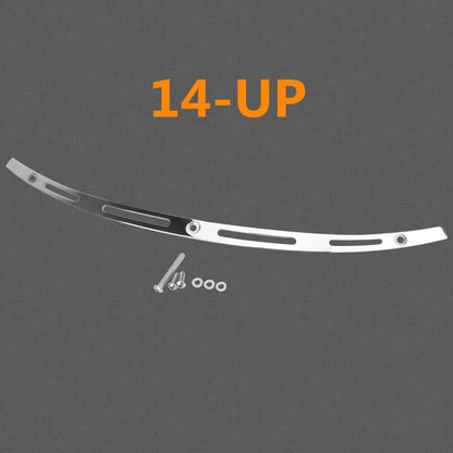 For Harley Electra Street Tri Glide 1996-2013 2014-UP Motorcycle Black Chrome Windshield Batwing Fairing CNC Trim Windscreen