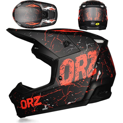 Motorcycle Helmet Professional Motocross Off Road Helm Children Off-road Casque Capacete De Motocicleta