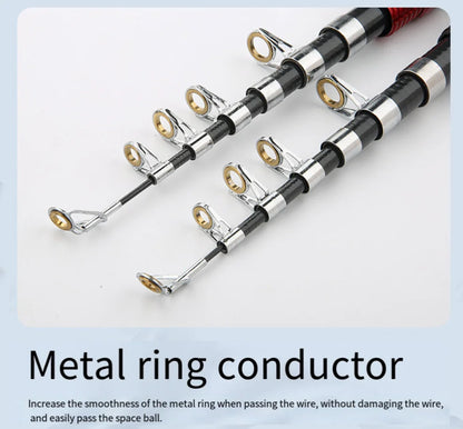 1.15m Portable Mini Telescopic Short Spinning Fishing Pole Pocket Travel Fishing Rod For Saltwater Freshwater Fishing Accessorie