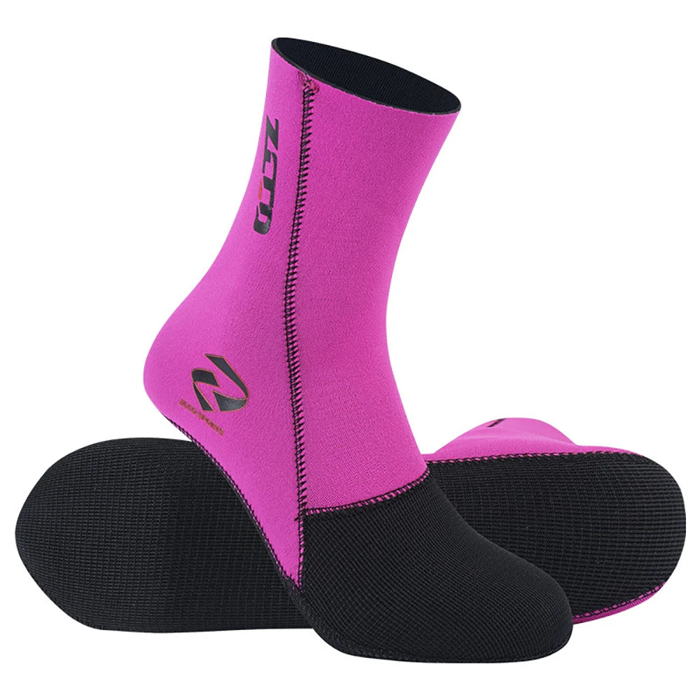 5mm/3mm/1.5mm Neoprene Diving Socks Anti Slip Beach Wetsuit Surfing Boots Water Socks Sand Proof Warm Blind Seam Diving Socks