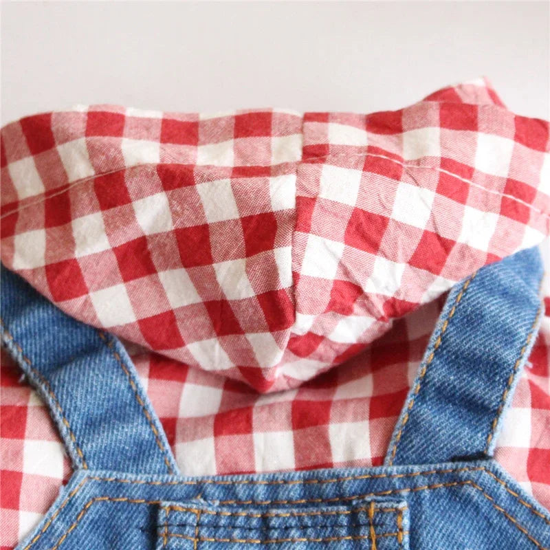 Dog Denim Overalls Puppy Jean Small Dog Costumes Pet Jean Jumpsuit Shirts Pants One-piece Outfits for Small medium Dogs